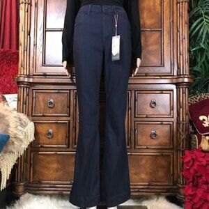 Laurie Felt Dark Wash Silky Flare Vital Stretch Technology Jean